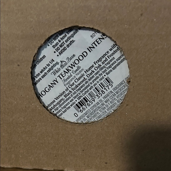 Mahogany Teakwood Intense 3 wick Candle - Picture 3 of 4